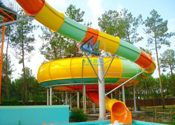 Good price 12.5M Height Water Amusement Park Equipment Space Bowl Water Slide 1.5m Pool Depth online