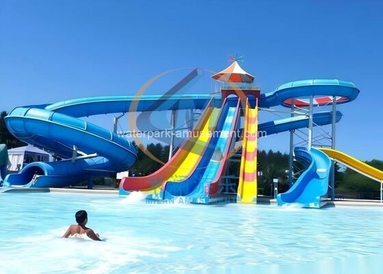 Good price Fun Water Amusement Parks High Speed Water Slide For Commercial online