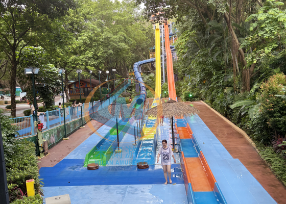 Good price Public Water Park Slide Commercial Use With Fiberglass Material online