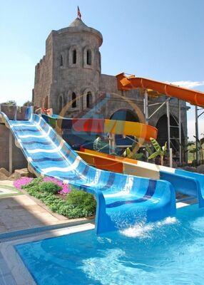 Good price Commercial Fiberglass Water Slides Fibreglass Pool Water Slide online