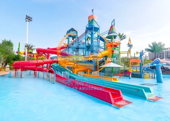 ราคาดี สนามเด็กเล่นสวนน้ำแบบกำหนดเอง Water House เพื่อความบันเทิงสำหรับเด็ก ออนไลน์