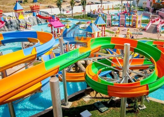 Good price Smooth Surface Spiral Water Tube Slide Water Open Spiral Slide For Teenager Use online
