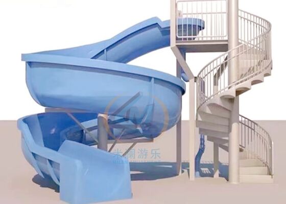 Good price High Durability Spiral Water Slide For Hotel Resort Villa Backyard online