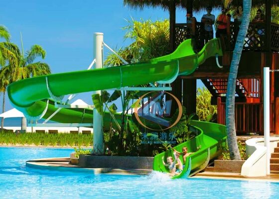 Goede prijs Anti-ultraviolet spiraal waterglijbaan kinderen waterglijbaan voor achtertuin gebruik online