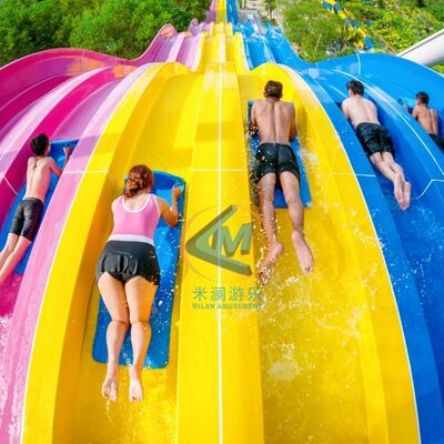 قیمت خوب استفاده عمومی Water Rainbow Slide Commercail Multi Lines Anti Ultraviolet آنلاین