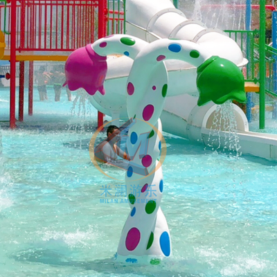 Kalite Çiçek Şekli İçerideki Splash Pad Çocuk Splash Pad Ticari için Fabrika