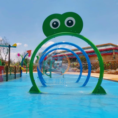 Good price Frog Shaped Arch Fun Water Spraying Commercial Splash Pad for Kids Outdoor Interactive online