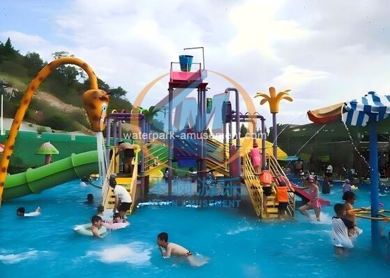 Good price Small Size Colorful Outdoor Water Amusement Slide With Fiberglass online