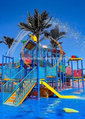 ราคาดี ต่ําและความปลอดภัยเด็กน้ําสไลด์เด็ก Splash Pad สําหรับความสนุกสนาน ออนไลน์