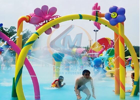 Good price Arch Shaped Water Spray Water Playground Splash Pad 3.5x2.5m online