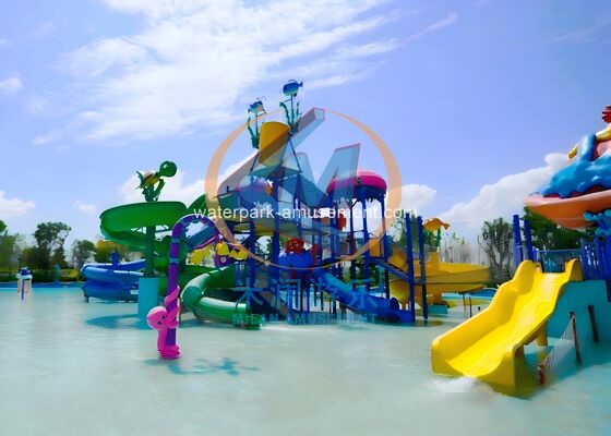 Guter Preis Interaktiver kleiner Wassersprühbereich mit Wasserrutschen für Kinder Online