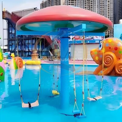 Good price 2.0*2.5m Colorful Mushroom Shape Swing water play splash pads online