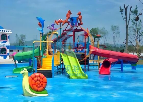 Good price Outdoor Water Amusement Park Slide Water House For Commercial online