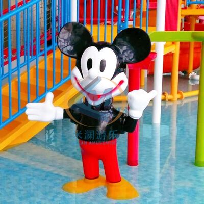 İyi fiyat Mickey Mouse Tasarımı Su Parkı Ekipmanı Çocuklar Splash Pad çevrimiçi