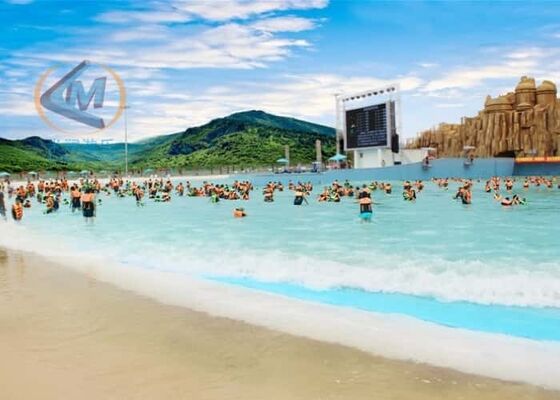 Good price 1.8m Depth Safe Wave Surf Pool 1.5m Wave Height Thrilling With Advanced Control online