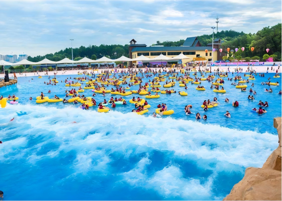 Good price Controllable Wave Pool Equipment Popular Facility In Water Park online