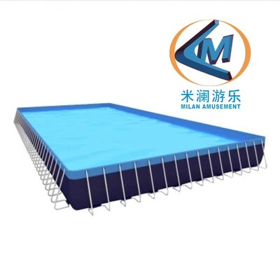 Bom preço Piscina de parque de diversões de PVC resistente ao desgaste para uso comercial / privado on-line