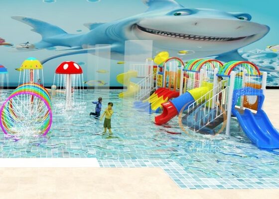 Good price Kids Fun Water Park Layout Plan Entertained Public Attractive online