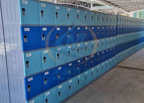 Bom preço Armário de Armazenamento Espesso Personalizado em ABS com Fechadura para Parque Aquático on-line