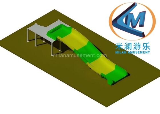 قیمت خوب اسلاید آبی استخر FRP اسلاید آبی پارک آبی بیرونی آنلاین
