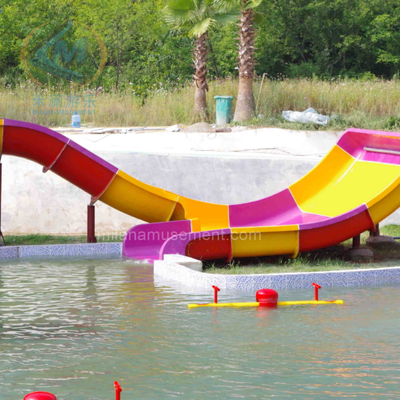 Good price Fiberglass Small Boomerang Slide – Big Splash Fun for Water Parks online