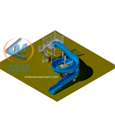 Giá tốt Công viên nước ngoài đường cong nước trượt-thích hợp cho sử dụng hồ bơi thương mại hoặc tư nhân trực tuyến