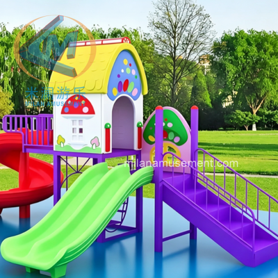 Good price Kids Fairy Theme Slide-Outdoor Playground Equipment with Spiral & Straight Slides online