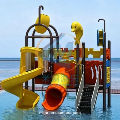 Good price CE Certified High-Quality Customizable Kids Water Playground – Animals Theme Multi-Slide Water House for Highly Fun online